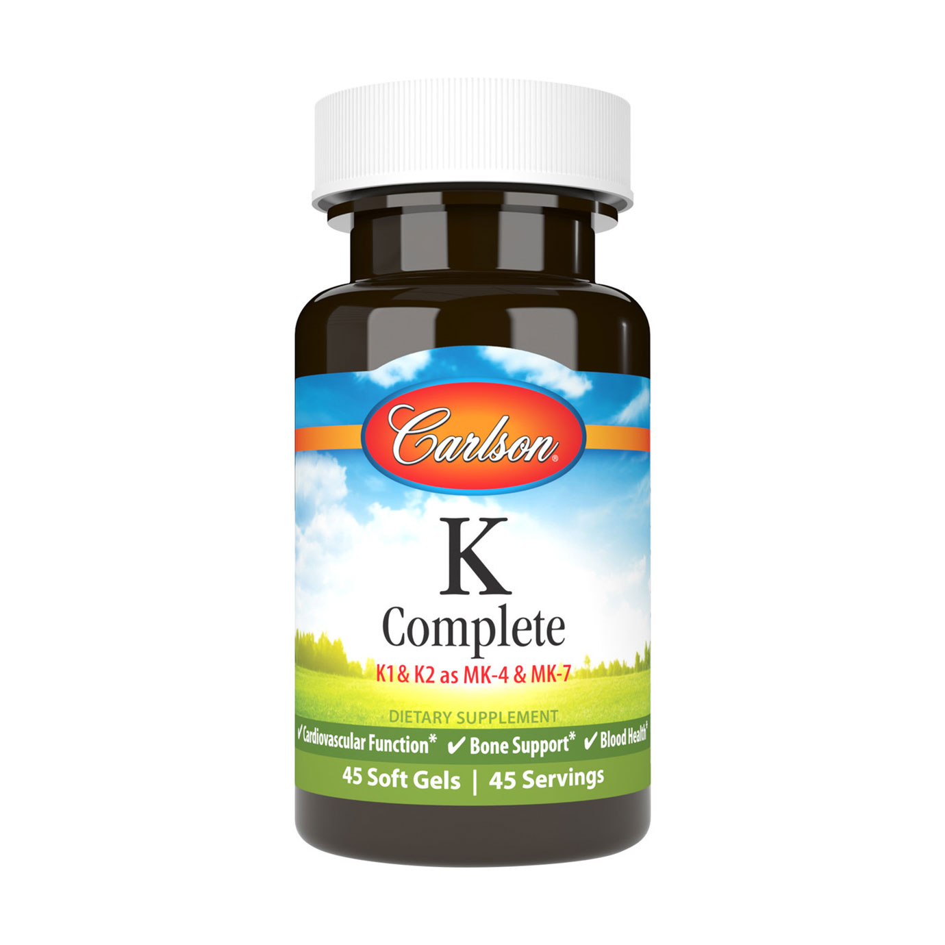 Уцінка! Вітамін К Carlson Labs K Complete, 45 гелевих капсул