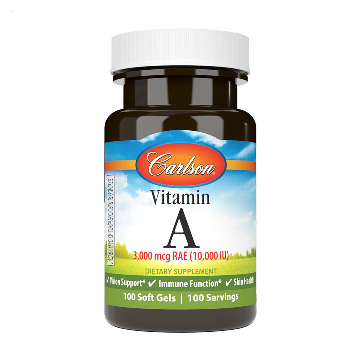 Вітамін-А Carlson Labs Vitamin A 10000 IU, 100 желатинових капсул